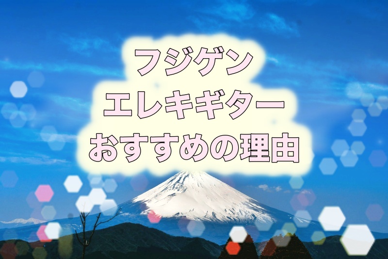 フジゲンのエレキギター おすすめの理由 コスパ最強 リュウのギタ活 ブログ