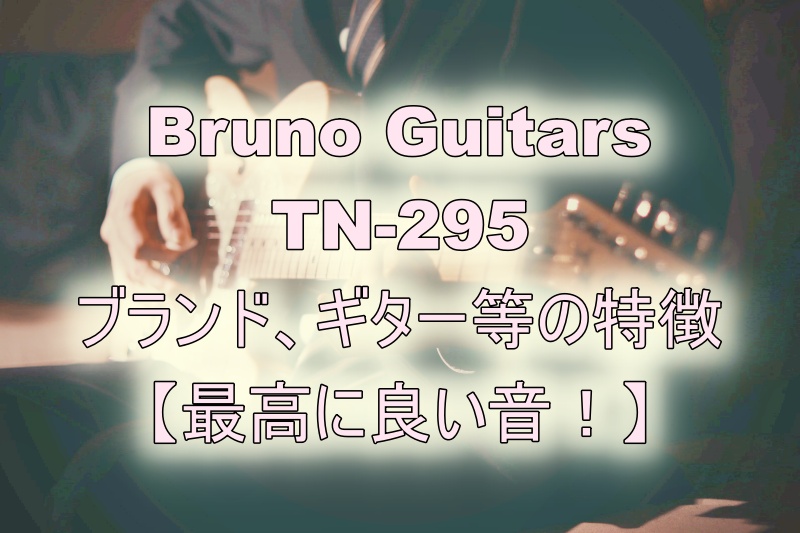 Bruno Guitars TN-295について解説【最高に良い音！】